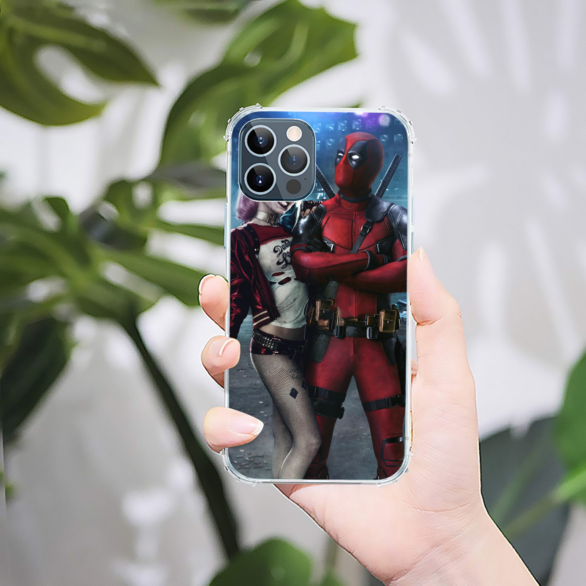 （画像用） Deadpool デッドプール 【iPhone 12シリーズ対応】透明スマホケース（クリアソフトケース）